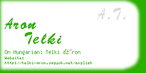 aron telki business card